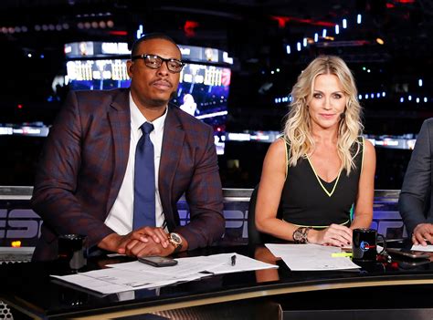 Paul Pierce supported by ex-ESPN host Michelle Beadle who jokes they