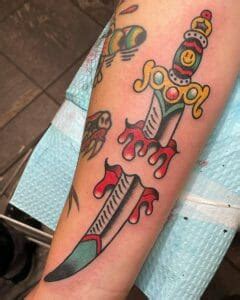 101 Best American Traditional Dagger Tattoo Ideas That Will Blow Your Mind!