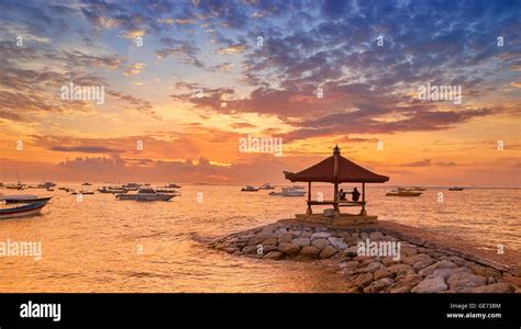 bali indonesia sanur beach  sunrise stock photo alamy