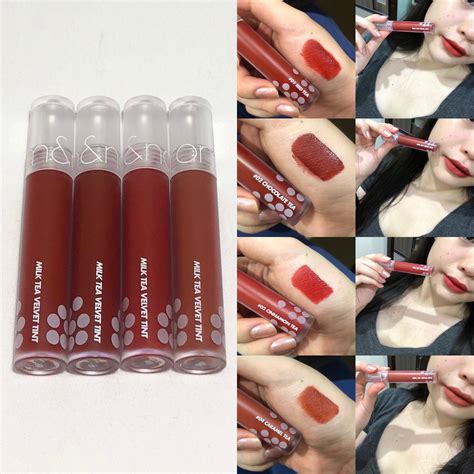 Romand Milk Tea Velvet Tint (swatches, review, comparisons) : r/AsianBeauty