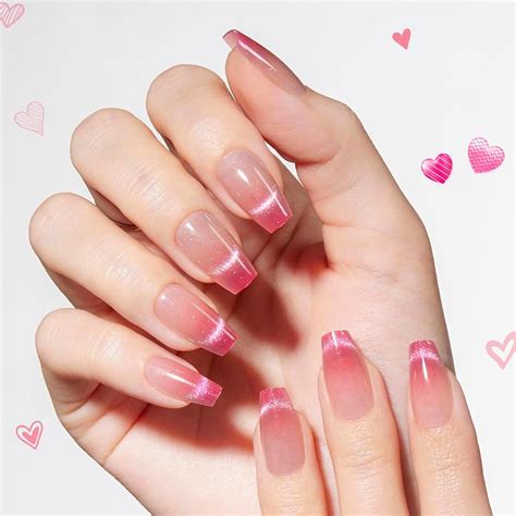 amazoncom beetles cat eye press  nails  pcs   sizes short