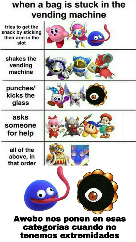 otro meme de kirby meme subido por memerorandon memedroid