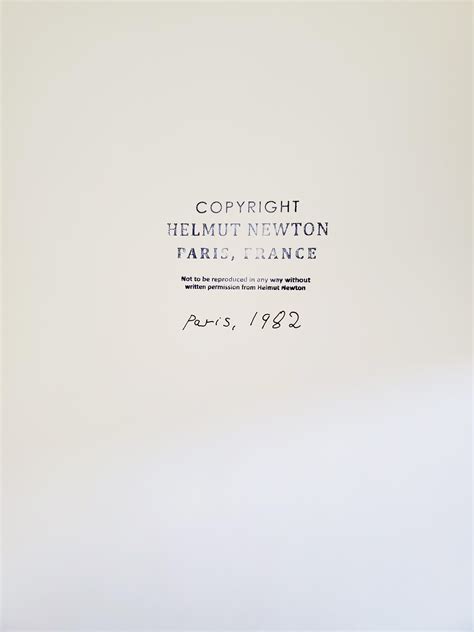 Helmut Newton - Helmut Newton, 'Big Nude III: Henrietta', Signed