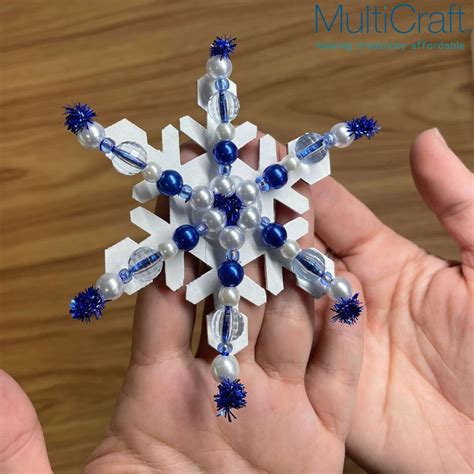 MultiCraft - Project: Beaded Snowflake Ornament