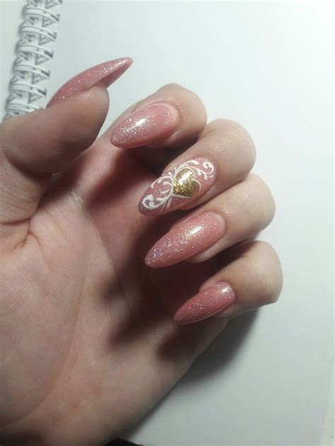 Розовый с блестками, золотые блестки, белый | Nails, Beauty