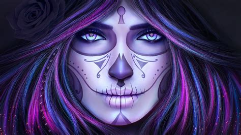Candy Skull Wallpapers - Top Free Candy Skull Backgrounds - WallpaperAccess
