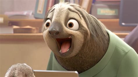Zootopia Animated Movie Funny Scene - Flash The Sloth | Zootopia ...