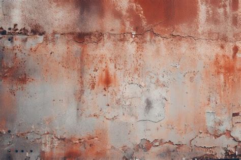 Premium AI Image | Weathered Metal Texture Background