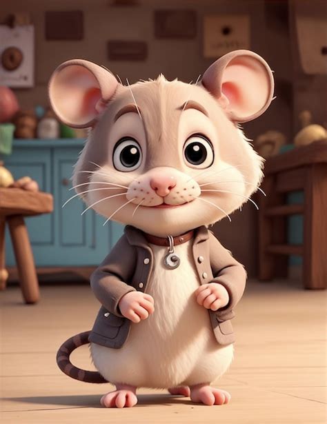 Premium AI Image | cute baby rat