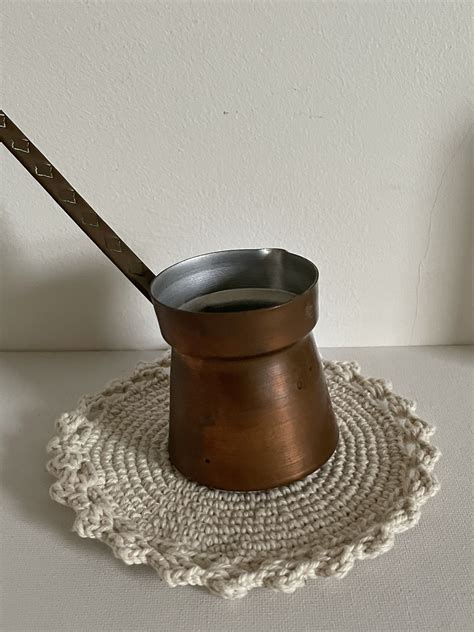 Vintage Copper Turkish Coffee Pot - Etsy