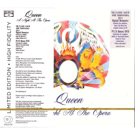 Classic Rock Covers Database: Queen - A Night at the Opera (1975)