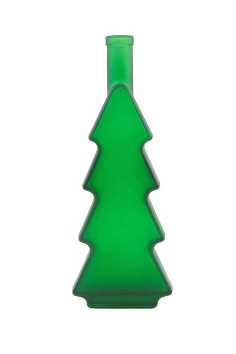 CHRISTMAS TREE Green Bar Top 500mL - Waterloo Container