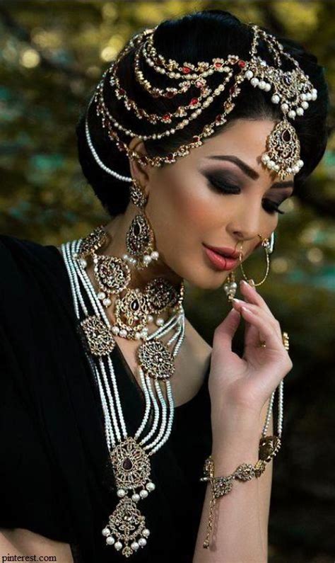 Indian Bridal Makeup, Asian Bridal, Indian Wedding Jewelry, Indian ...