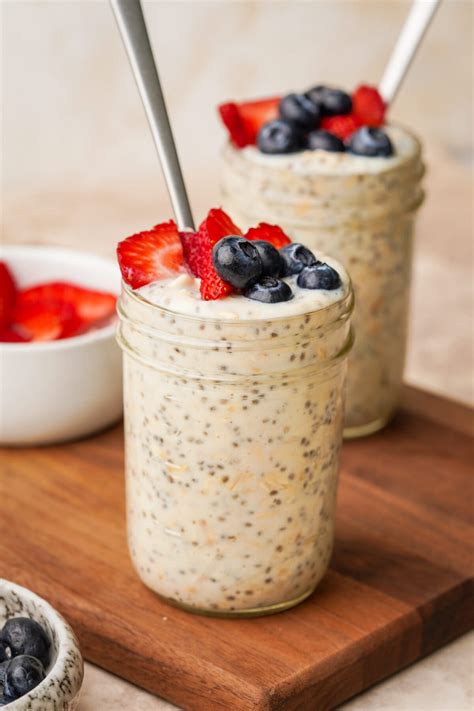 High Protein Overnight Oats - Mad About Food