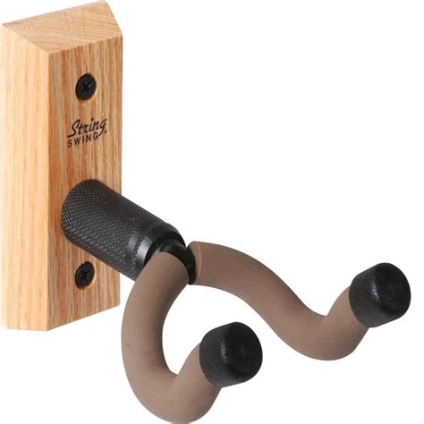 string swing cck  oak cradle guitar wall hanger