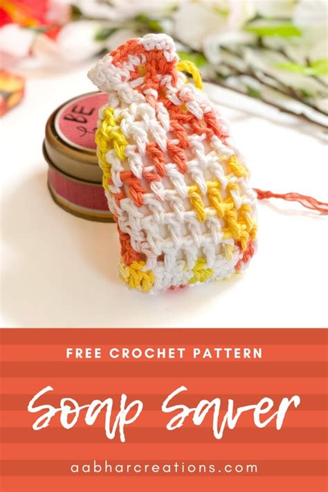 Free Crochet Pattern: Crochet Soap Saver (Spa Set) | Aabhar Creations