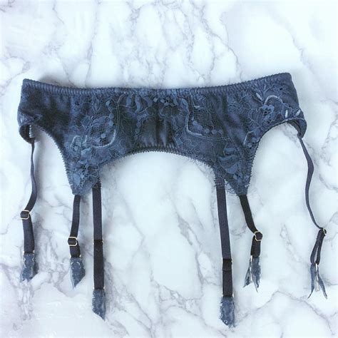 Garter Belt Grey Garter Belt Black Garter Belt Silk Garter Belt Silk