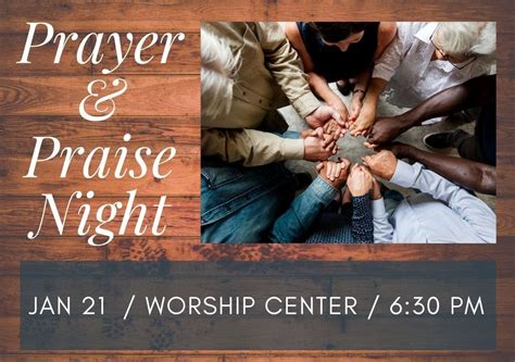 prayer praise night calvert grace community church
