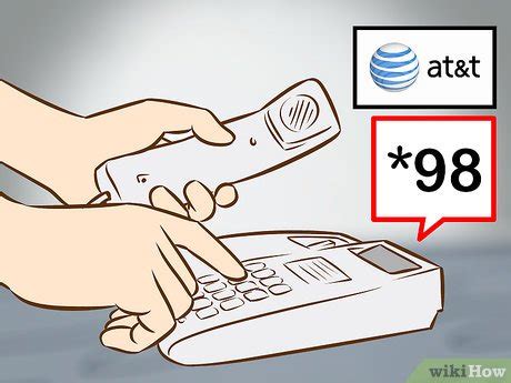 how to check at&t voicemail from home phone