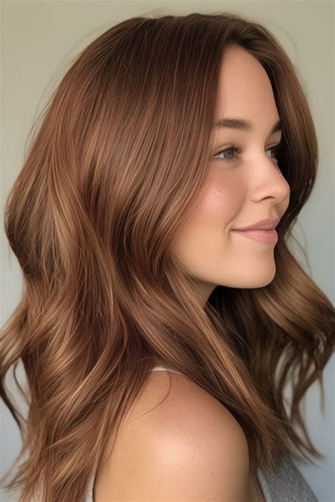 17 Cinnamon Hair Colours for Fall : Honey Cinnamon Hair Colour