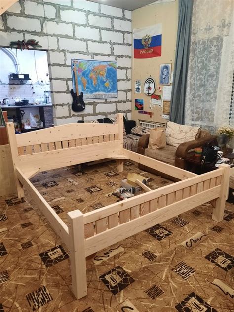 Кровать из дерева в 2022 г | Кровать, Дерево
