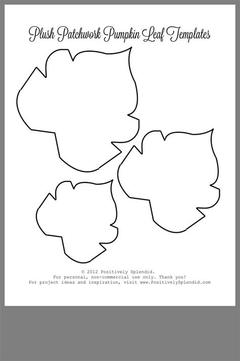 Pumpkin Leaf Template - Printable Word Searches