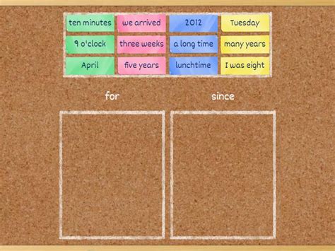 Pre-Intermediate 2 - Unit - Grammar I - Categorize