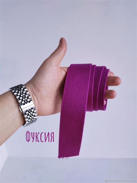 Стропа розовая Фуксия Ременная лента Хлопок 100% 38мм купить в интернет ...