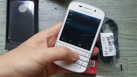 블랙베리 Q10 개봉기 (큐텐) Blackberry Q10 - YouTube