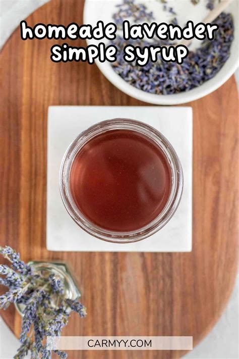 Lavender Simple Syrup - Carmy - Easy Healthy-ish Recipes
