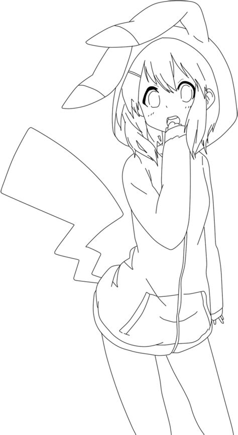 collection  anime pikachu girl drawing high quality