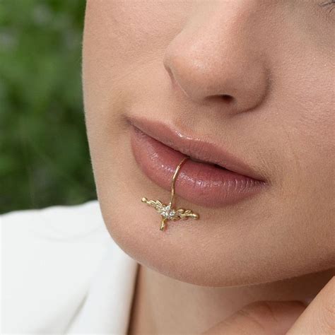 Lip Ring - Etsy