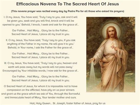 catholicityblog efficacious novena   sacred heart  jesus