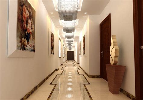 corridor  stylish connecting space happho