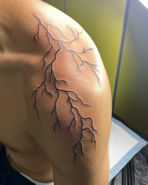 Lightning Bolt Tattoo Head at Bruce Moreno blog