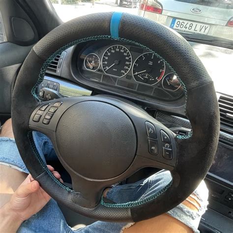 Нескользящая черная замшевая Оплетка на Автомобильный руль из ...