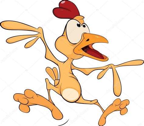 Huhn-cartoon — Stockvektor © liusaart #21659915