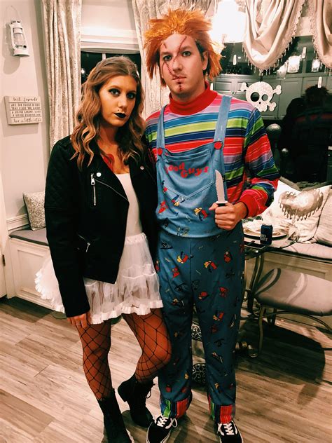 chucky and bride of chucky. halloween couple costume | Couples costumes ...