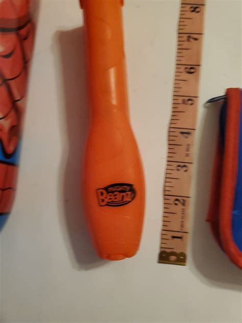 Mighty Beans Lot. Spiderman Container, And 4 Mighty Bean Plus 2 Other ...