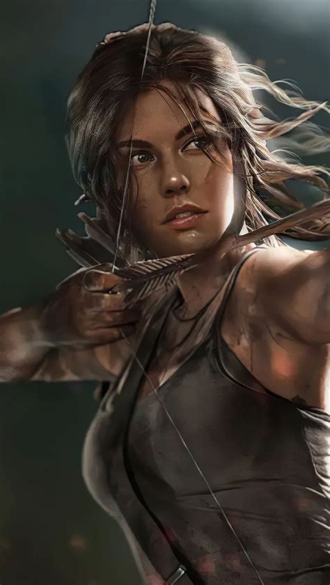 Lauren Cohan as Lara Croft The Tomb Raider Wallpaper 4k HD ID:11389