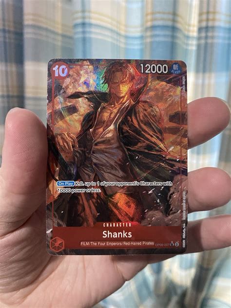 Shanks OP06-007 SR Alt Art One Piece TCG Card Wings of the Captain NM