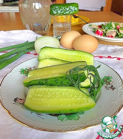Быстрые маринованные огурцы с мятой – кулинарный рецепт