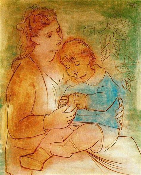 Mother and child, 1922 - Pablo Picasso - WikiArt.org