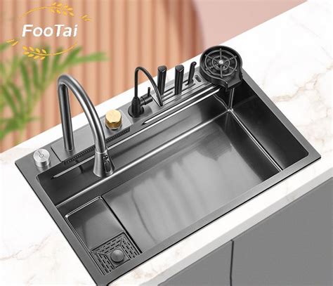 Мойка для кухни FooTai Нержавеющая сталь марки 304 многофункциональная ...