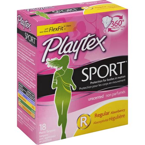 Playtex Sport Tampons, Plastic, Regular Absorbency, Unscented | Shop | Jerry's IGA