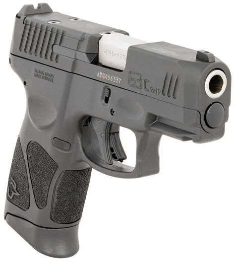 Taurus G3C 9mm, 3.20" Stainless Steel Barrel, Optic Cut Slide, Black ...