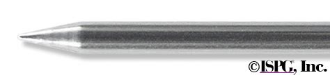 ispgs tip geometries include bent tip bullet nose pencil point