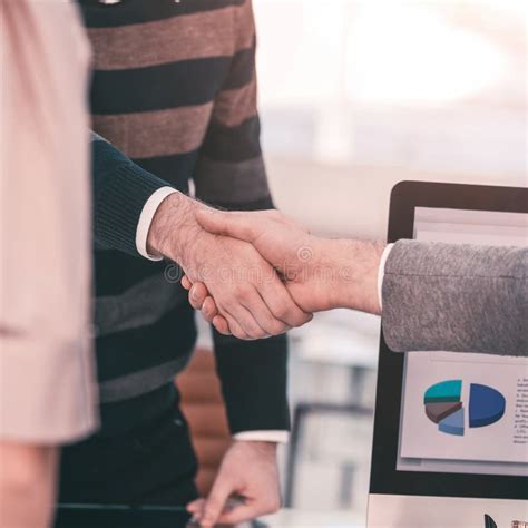 handshake   client   manager   company   workplace stock photo