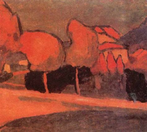 Явленский Алексей Георгиевич (1864-1941). Пейзаж. Мурнау