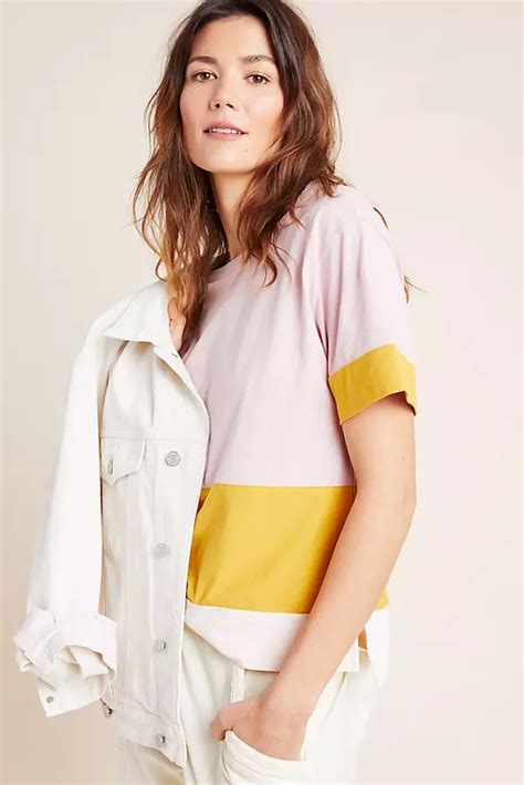 Mallory Colourblocked Top | Anthropologie UK